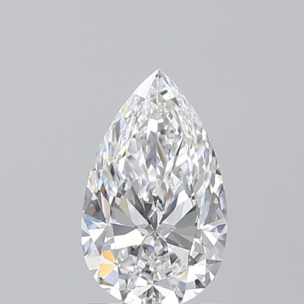 1.01 Carat, Natural White, Pear Diamond ~ D Colour, VVS1 Clarity