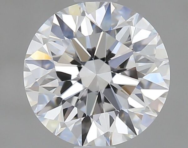 1.03 Carat, Natural White, Round Diamond ~ D Colour, VVS2 Clarity