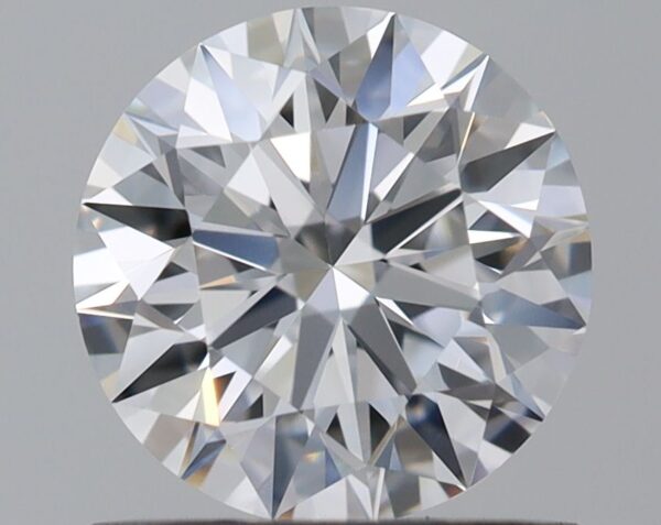 0.75 Carat, Natural White, Round Diamond ~ D Colour, VVS2 Clarity