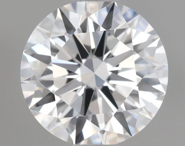 0.66 Carat, Natural White, Round Diamond ~ E Colour, VVS2 Clarity