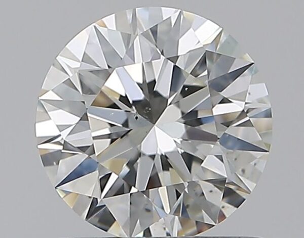 0.8 Carat, Natural White, Round Diamond ~ I Colour, SI1 Clarity