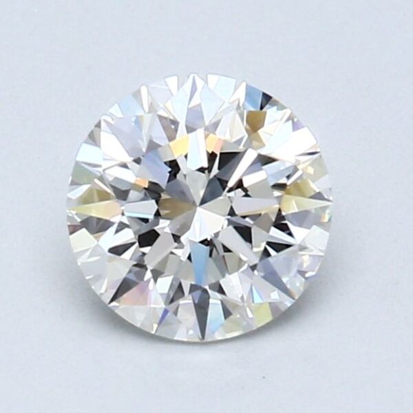 0.91 Carat, Natural White, Round Diamond ~ H Colour, VS1 Clarity