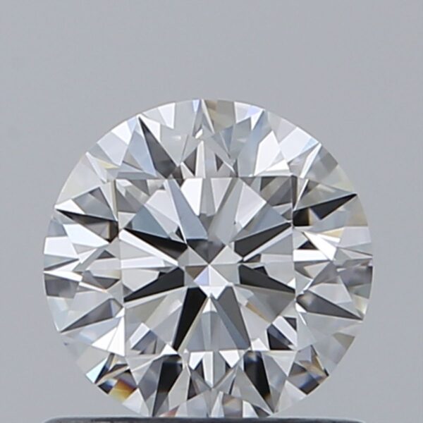 0.75 Carat, Natural White, Round Diamond ~ D Colour, VVS1 Clarity