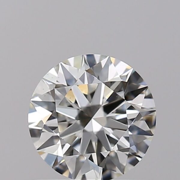 0.96 Carat, Natural White, Round Diamond ~ I Colour, VS2 Clarity