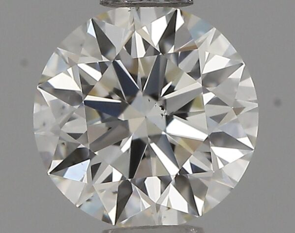 0.52 Carat, Natural White, Round Diamond ~ J Colour, VS2 Clarity