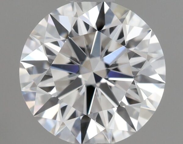 0.82 Carat, Natural White, Round Diamond ~ D Colour, VVS2 Clarity