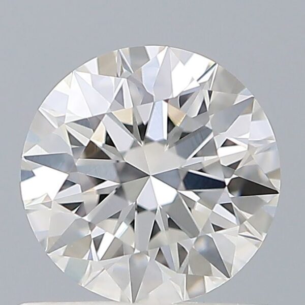 0.61 Carat, Natural White, Round Diamond ~ E Colour, VVS2 Clarity