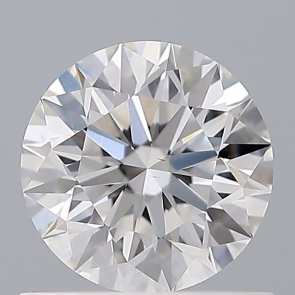 0.59 Carat, Natural White, Round Diamond ~ D Colour, VS1 Clarity