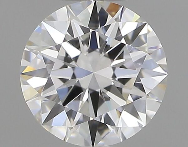 0.55 Carat, Natural White, Round Diamond ~ F Colour, VVS2 Clarity