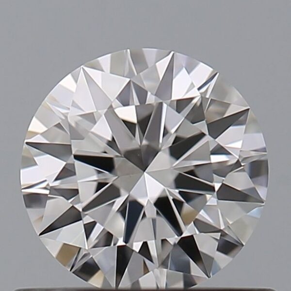 0.54 Carat, Natural White, Round Diamond ~ E Colour, VS1 Clarity