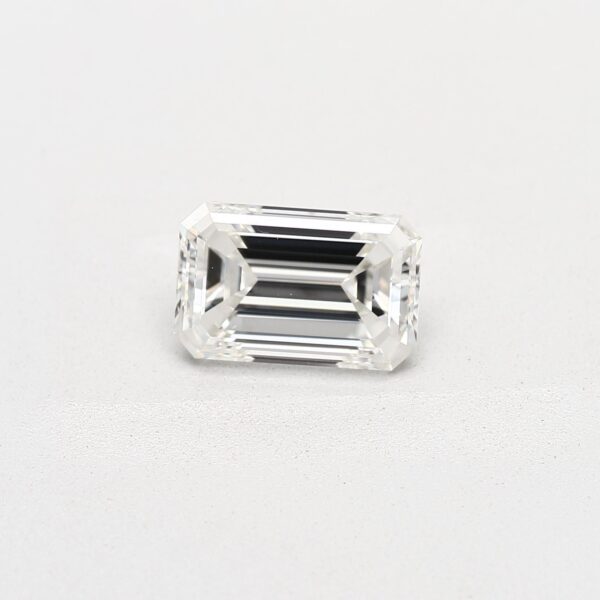 1.21 Carat, Natural White, Emerald Diamond ~ J Colour, VS2 Clarity