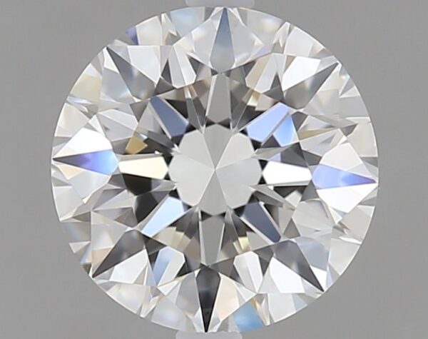 1.1 Carat, Natural White, Round Diamond ~ H Colour, VVS1 Clarity