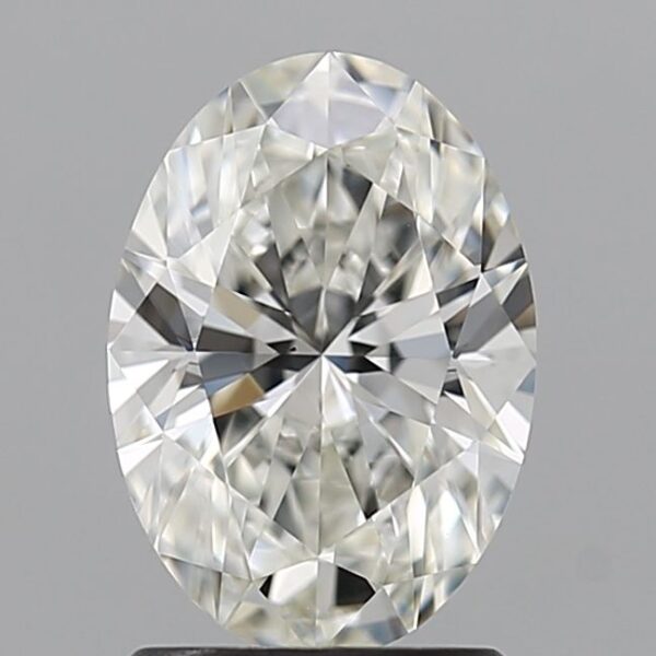 1.5 Carat, Natural White, Oval Diamond ~ I Colour, VS1 Clarity