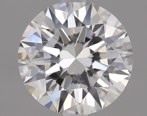 0.71 Carat, Natural White, Round Diamond ~ H Colour, VVS1 Clarity