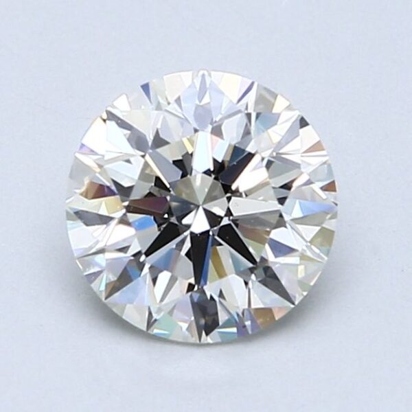 1.36 Carat, Natural White, Round Diamond ~ J Colour, VVS2 Clarity