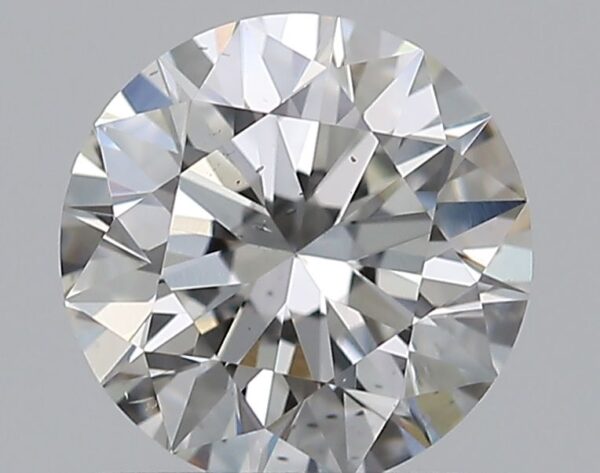 0.75 Carat, Natural White, Round Diamond ~ H Colour, SI1 Clarity