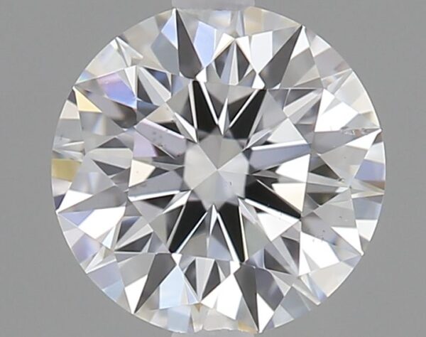 0.52 Carat, Natural White, Round Diamond ~ D Colour, SI1 Clarity