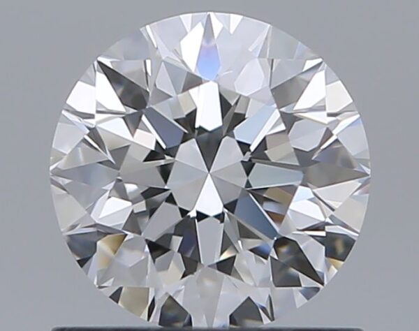 0.9 Carat, Natural White, Round Diamond ~ E Colour, VVS2 Clarity