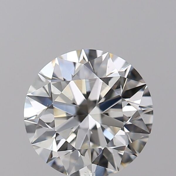 0.96 Carat, Natural White, Round Diamond ~ I Colour, VS2 Clarity