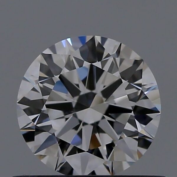 0.52 Carat, Natural White, Round Diamond ~ E Colour, VVS1 Clarity