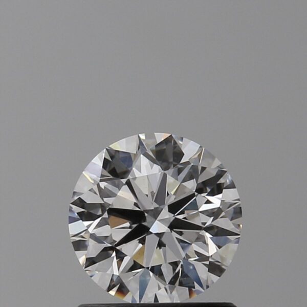 0.86 Carat, Natural White, Round Diamond ~ D Colour, VS2 Clarity