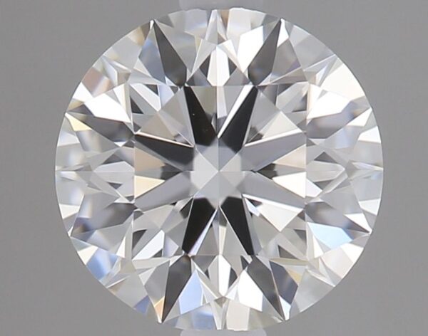 0.51 Carat, Natural White, Round Diamond ~ F Colour, VVS2 Clarity