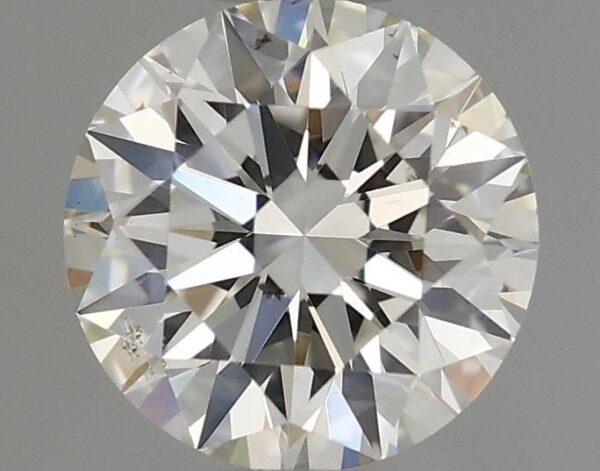 0.6 Carat, Natural White, Round Diamond ~ I Colour, SI1 Clarity