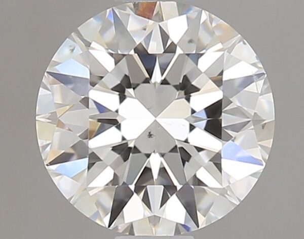 0.9 Carat, Natural White, Round Diamond ~ F Colour, SI1 Clarity