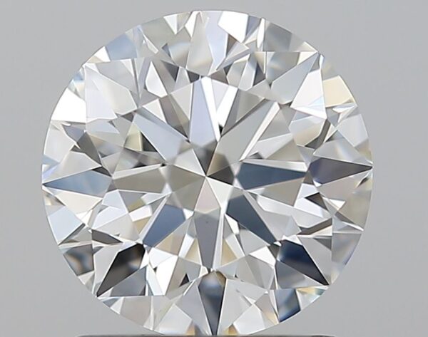 1.54 Carat, Natural White, Round Diamond ~ H Colour, VS1 Clarity