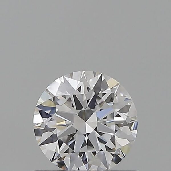 0.56 Carat, Natural White, Round Diamond ~ D Colour, VVS1 Clarity