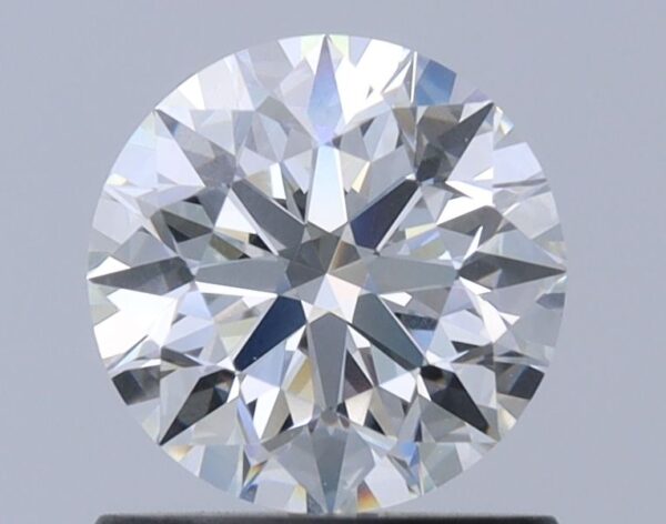 0.9 Carat, Natural White, Round Diamond ~ H Colour, VVS2 Clarity