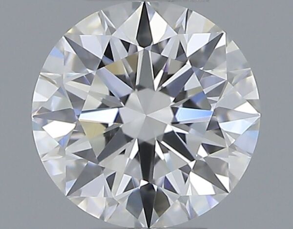 0.54 Carat, Natural White, Round Diamond ~ E Colour, VVS1 Clarity