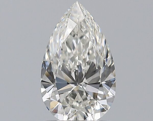 0.9 Carat, Natural White, Pear Diamond ~ G Colour, VVS1 Clarity