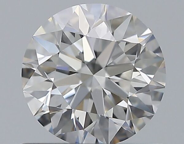 0.62 Carat, Natural White, Round Diamond ~ E Colour, VVS1 Clarity