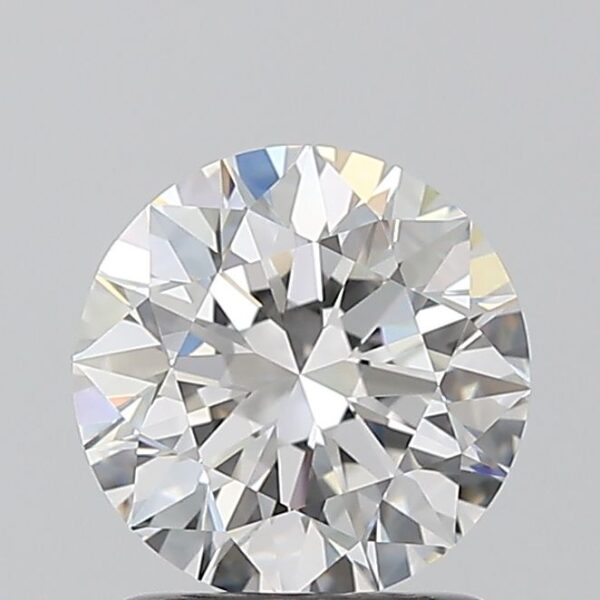 1.3 Carat, Natural White, Round Diamond ~ F Colour, VVS1 Clarity