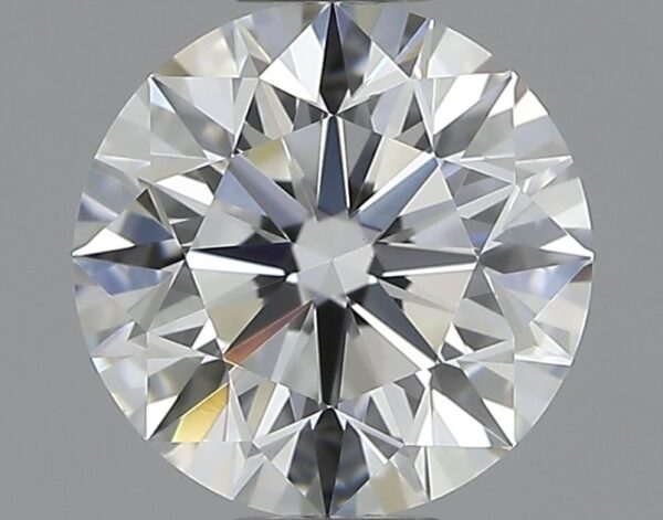 0.73 Carat, Natural White, Round Diamond ~ E Colour, VS1 Clarity