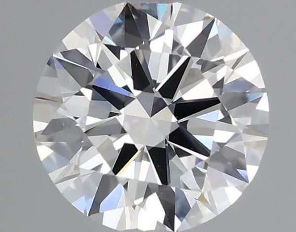 0.6 Carat, Natural White, Round Diamond ~ I Colour, VS1 Clarity