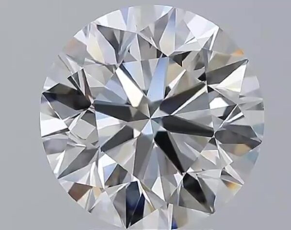 4.33 Carat, Natural White, Round Diamond ~ E Colour, VS1 Clarity