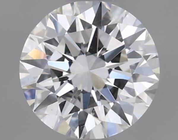 0.7 Carat, Natural White, Round Diamond ~ F Colour, VS1 Clarity