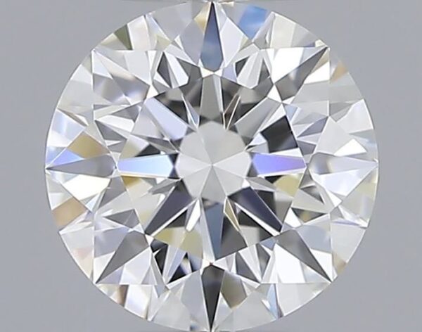 0.6 Carat, Natural White, Round Diamond ~ E Colour, IF Clarity