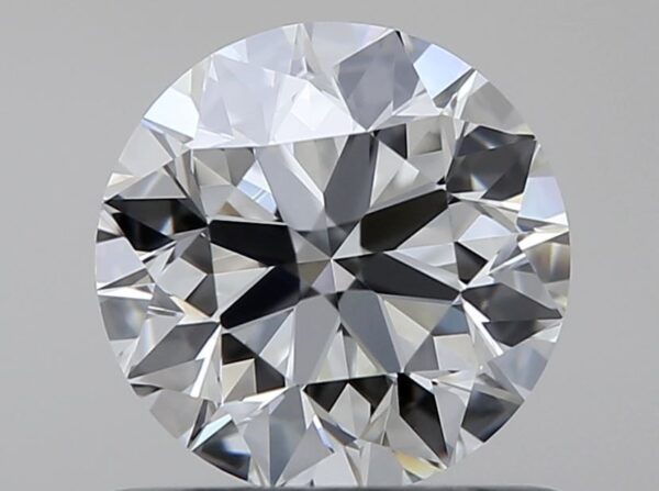 0.7 Carat, Natural White, Round Diamond ~ I Colour, VVS2 Clarity