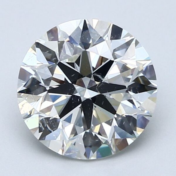 3 Carat, Natural White, Round Diamond ~ H Colour, SI1 Clarity