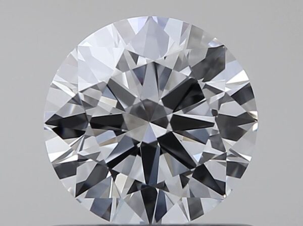 0.6 Carat, Natural White, Round Diamond ~ E Colour, VVS2 Clarity