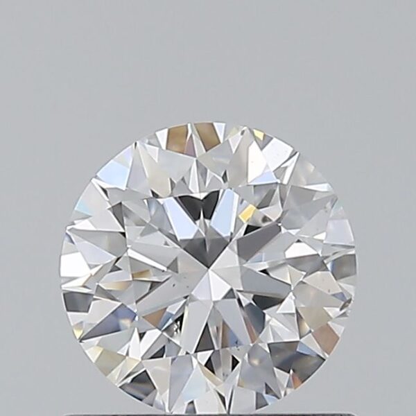 0.61 Carat, Natural White, Round Diamond ~ E Colour, SI1 Clarity