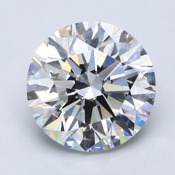 5.01 Carat, Natural White, Round Diamond ~ G Colour, SI1 Clarity