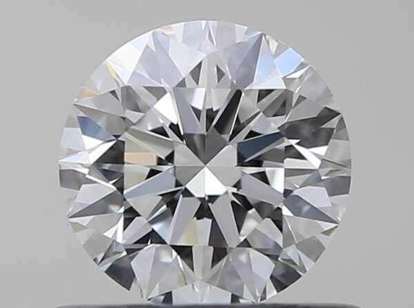 0.51 Carat, Natural White, Round Diamond ~ G Colour, VVS2 Clarity