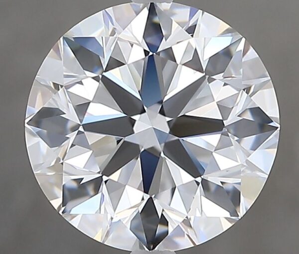 3 Carat, Natural White, Round Diamond ~ E Colour, VVS1 Clarity