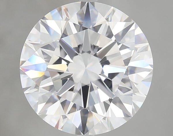 5.47 Carat, Natural White, Round Diamond ~ D Colour, VVS1 Clarity