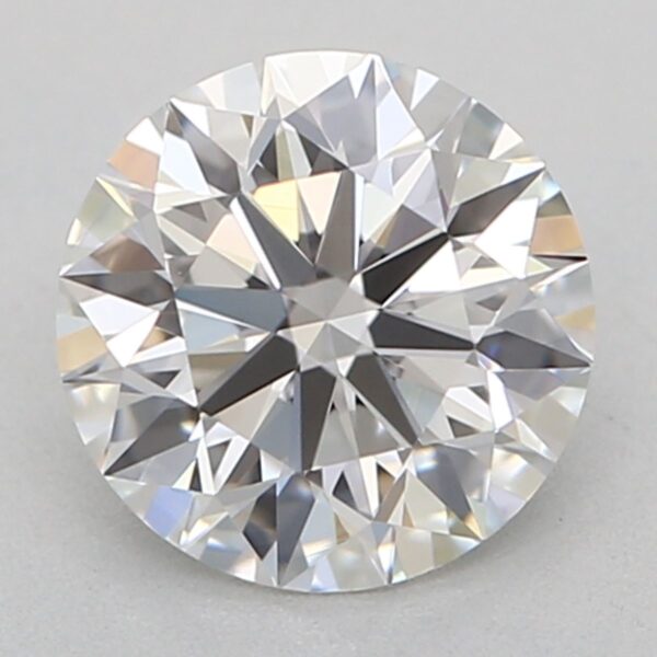 0.66 Carat, Natural White, Round Diamond ~ E Colour, IF Clarity