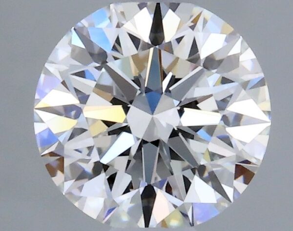 0.5 Carat, Natural White, Round Diamond ~ E Colour, VVS2 Clarity